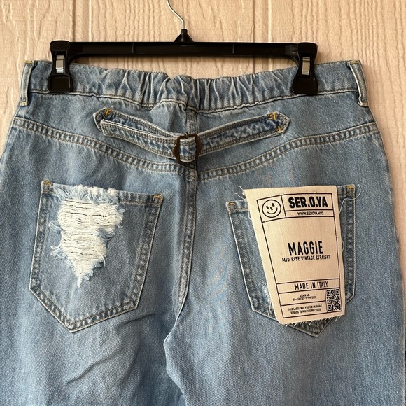 SER.O.YA Maggie Mid Rise Vintage Straight Jeans - Picture 13 of 13